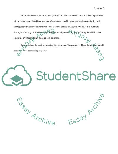 The Environment as a Key Column of the Economy