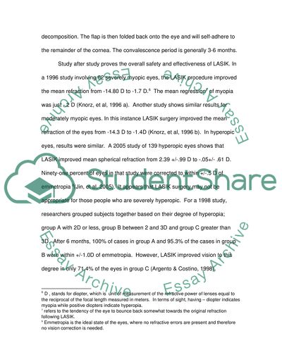 Explain laser eye surgery picture