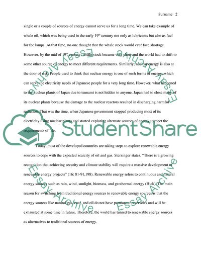 Why the world should explore alternate sources of energy