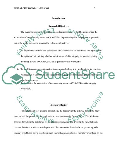 Research proposal nursing