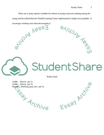 Smoking Among the Youth in Saudi Arabia