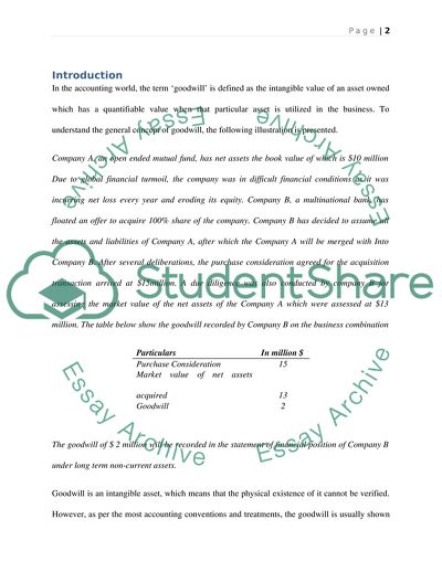 Difference of Goodwill Accounting between IFRS and GAAP