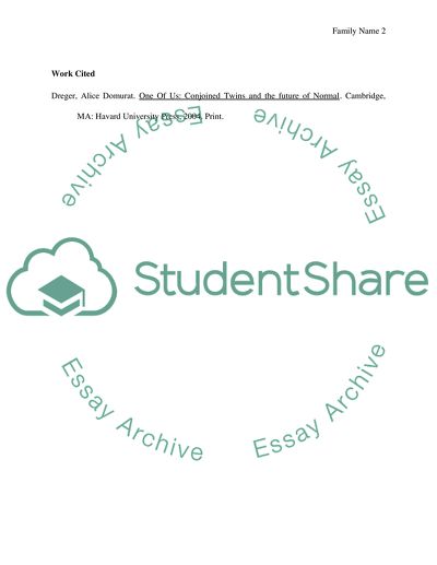 Conjoined Twins: a Critical Analysis