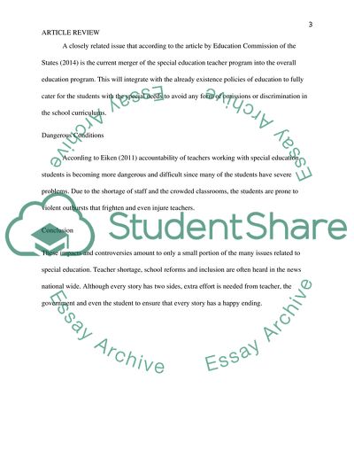 Special Primary School Complex in the United States