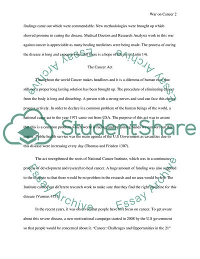 We Are Winning The War on Cancer