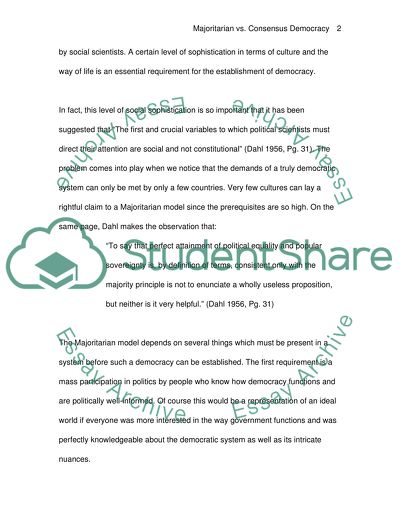 The Concept of Democracy