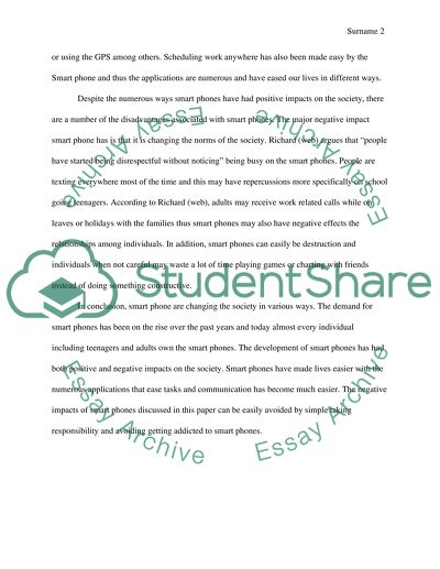 Smart phone ,how they have change our life