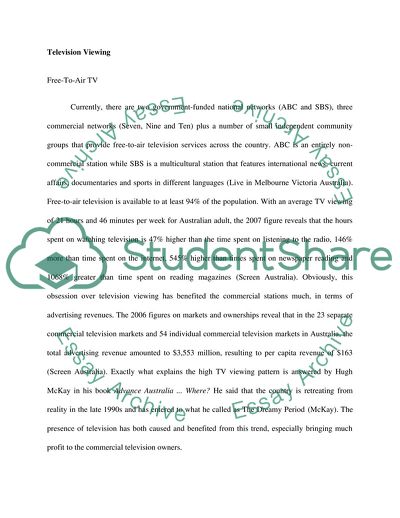 Australian Media Industry Analysis