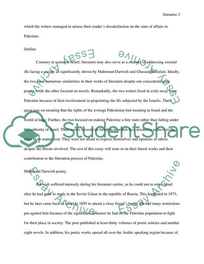 Mahmoud Darwish and Ghassan Kanafani