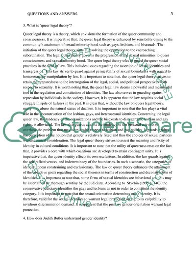 How Does Stychin Understand the Concept of Queerness