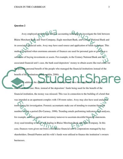 Chaos in the Caribbean