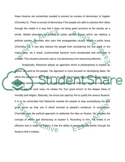 Compare and contrast the four great errors