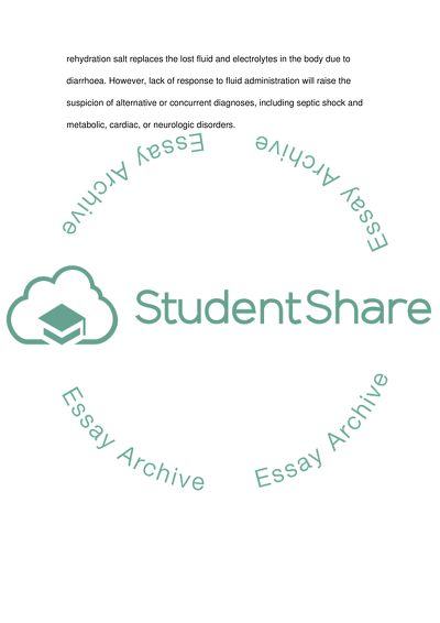 Diarrhoea is Related to Nursing Diagnosis