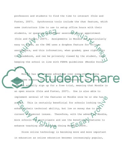 Course Management Systems