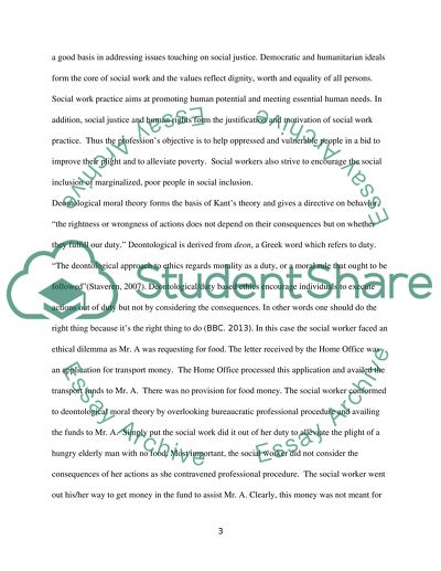 Philosophical Frameworks in Welfare Settings