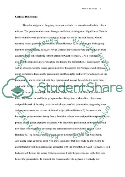 Reflection on Group Work