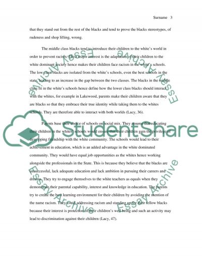 Middle class essay