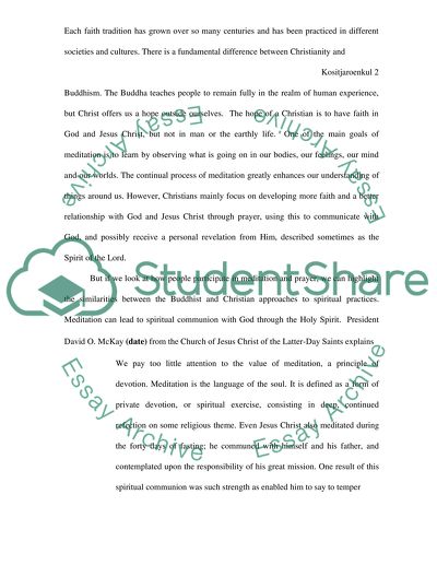 Eastern Meditation Meets Christianity