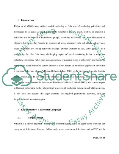 Services and Social Marketing