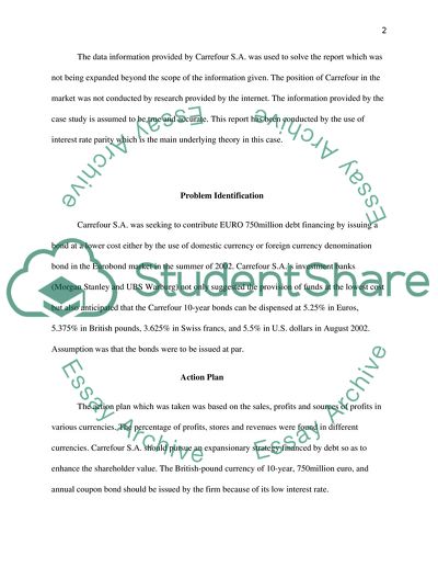 Financial Analysis of Carrefour S A