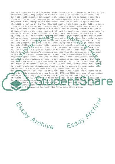 Discussion Board 6