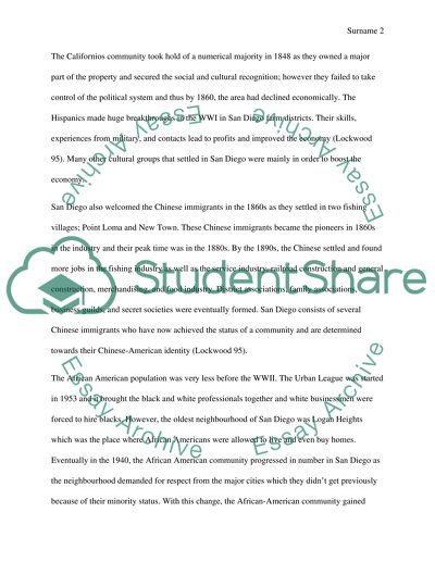 Culture of a place in California