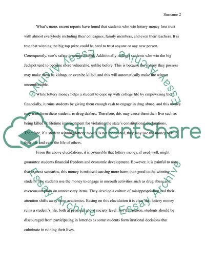 In what ways wining Ca state lottery makes you bad