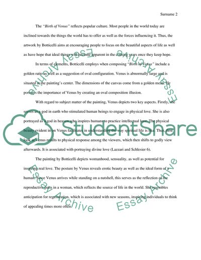 Discussing an artwork