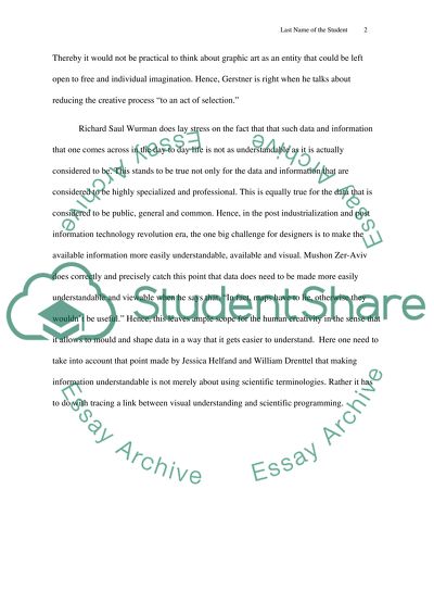 Discussion of readings about graphic design