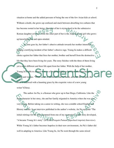 Analysis A Step from Heaven by An Na