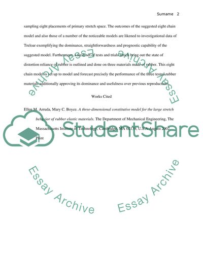 A Three-dimensional Constitutive Model for the Large Stretch Behavior of Rubber Elastic Materials