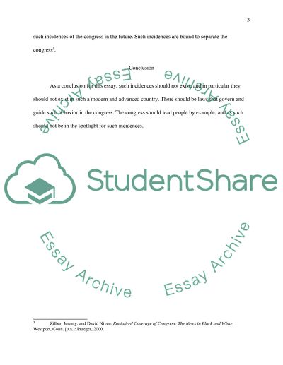 Race and Ethnic Relations between the Members of Congress