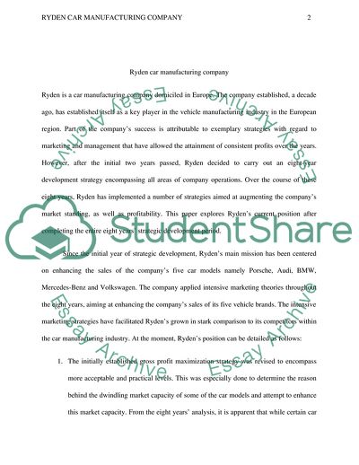 E.K.J is a car manufacturing organisation