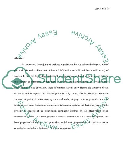 The Future of Information Systems