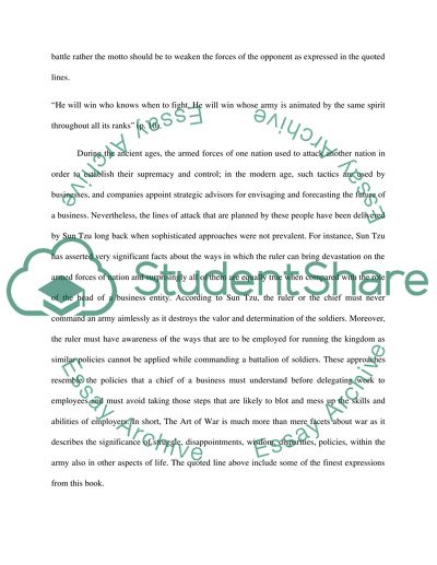 The Art of War by Sun Tzu