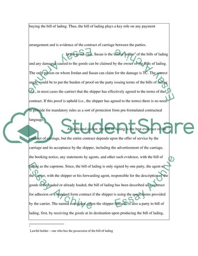 Importance of a Shipping Law