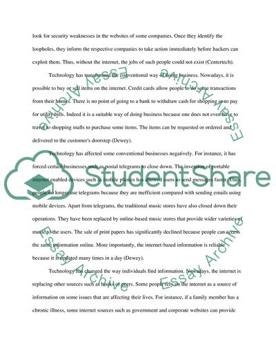 How Technology has Changed Our Lives