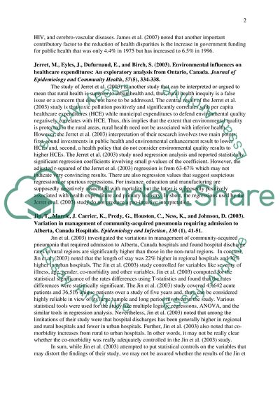 Equity Concerns in Canadian Rural Health Care