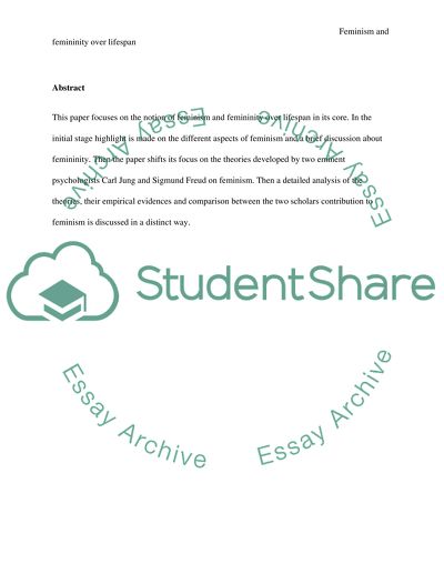 Feminism and Femininity over lifespan