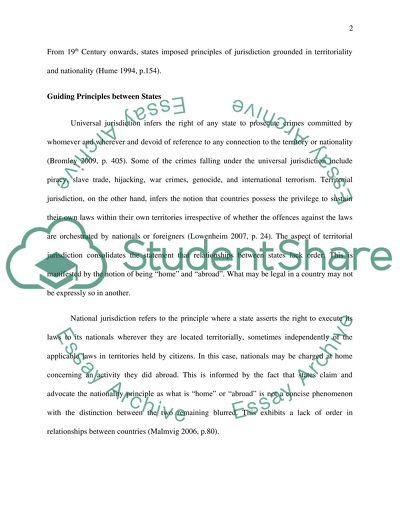 Examine and Assess the View that Relationships between States Lack Order