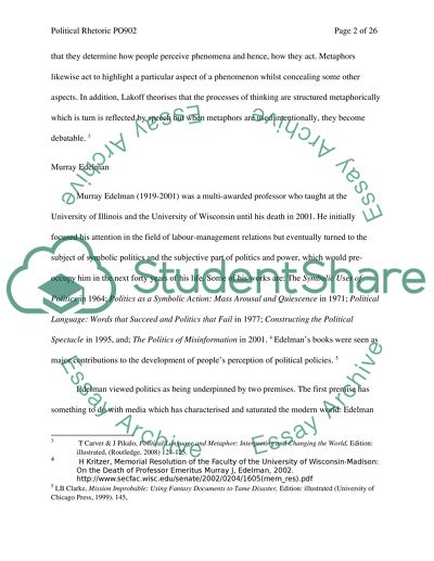 Importance of Political Rhetoric Discipline
