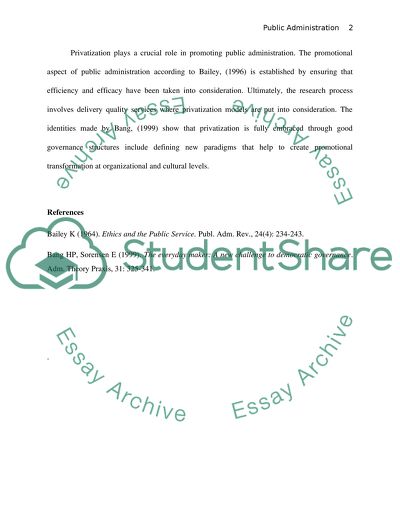 Issues and Dilemmas of Contemporary Public Administration WK 6