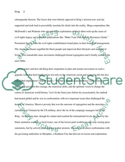 King: Pilgrimage to the Mountaintop