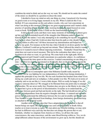 Personal Values Development Plan