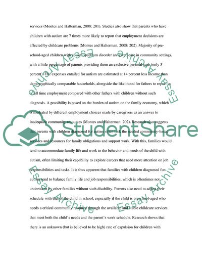 Abilities of Children with Autism