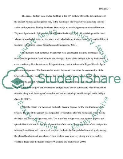 Types, Purpose and Historical Background of Bridges