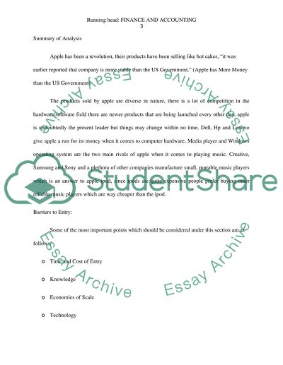 Porters Industry Analysis