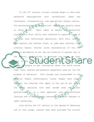 Evolution of the 19th Century European Paintings