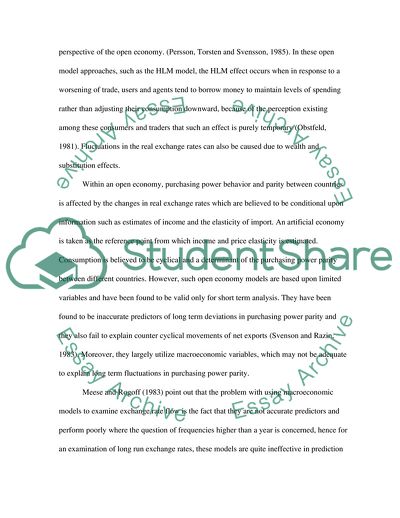 Purchasing Power Parity Across Countries