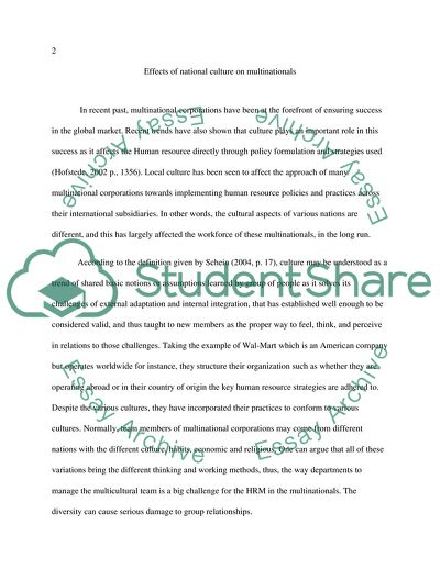 Evaluate the effects of national cultures and institutions on the ability of multinational companies to control human resource policies and practices in their international subsidiaries. Illustrate your answer with examples